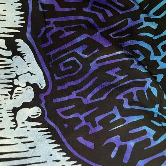 🌞 Liquid Blue 🌛 “Sun & Moon” Double-Sided Graphic Tee – Size XL - Picture 6 of 8